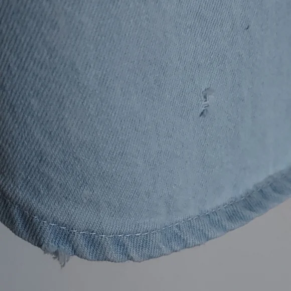 22-42 Womens Light Blue Denim Button Up Long Sleeve Soft Cotton Mystic Blues - Picture 6 of 6